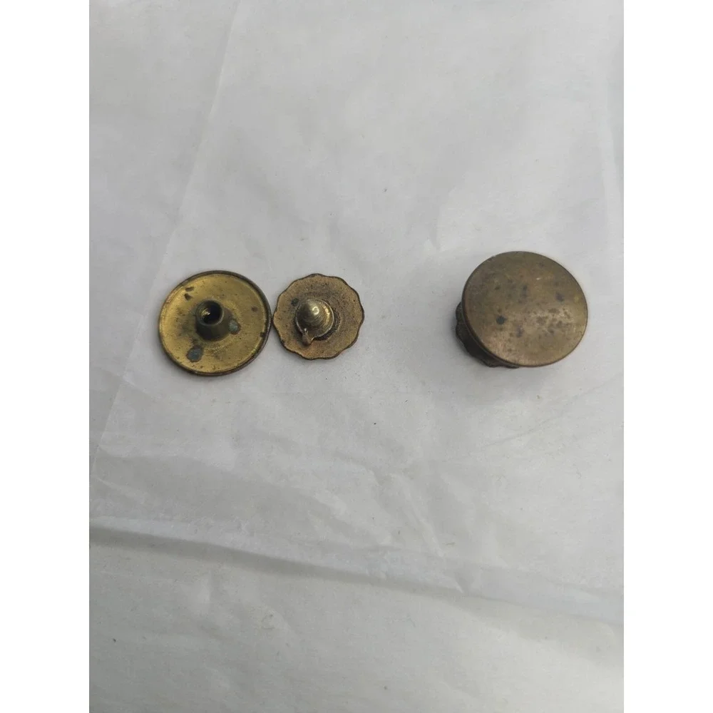 Vintage H&A Brass MB A Enamel Shirt Studs Collectible